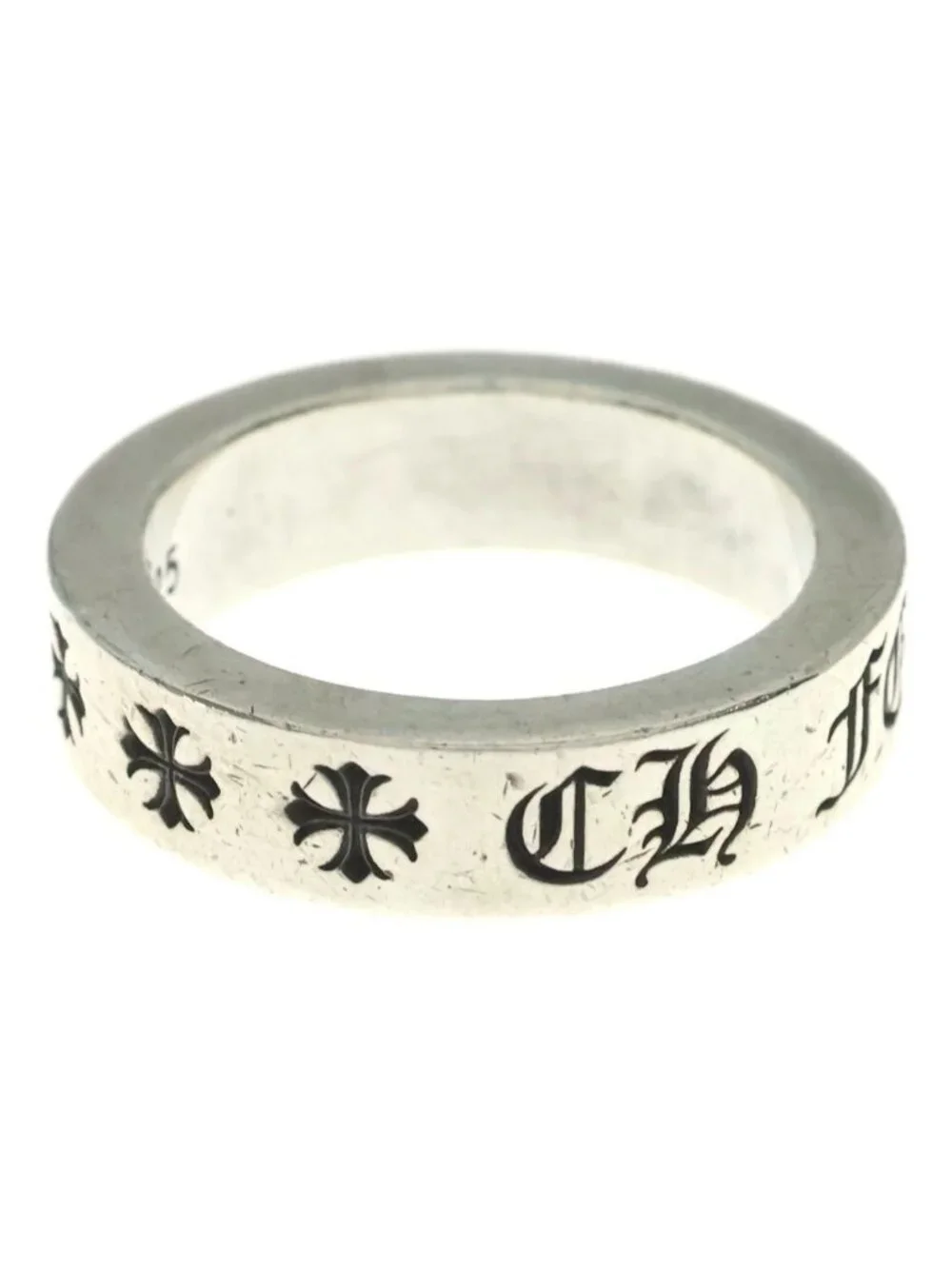 Chrome Hearts Spacer Forever Ring Silver